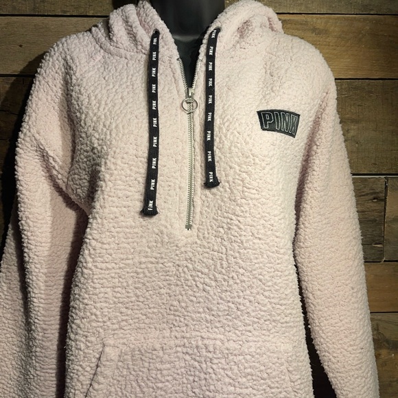PINK Sherpa Hoodie - Picture 2 of 4